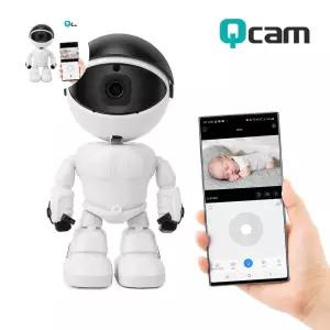 무선CCTV 큐캠 로봇 보안카메라 200만 화소 QCAM-K3