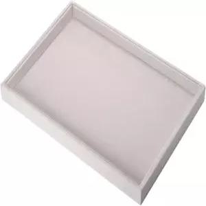 모나지나 9인치 x 5.7인치 벨벳 주얼리 트레이 디스플레이 귀걸이용 빈 접시 목걸이 팔찌 반지 쇼케이스 -