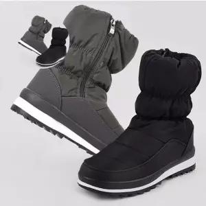 여성 방수 퍼부츠 방한 겨울 패딩 털신