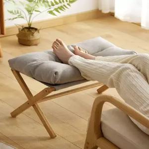 발받침스툴 접의식 원목 가이드 다리 휴대용 쇼파 사무실