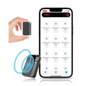 128GB 디지털 음성 녹음기 휴대용 - 강의 회의용 DSP 노이즈 감소 기능, 내장 데이터 케이블, Windows iOS 스마트폰과 호환 가능