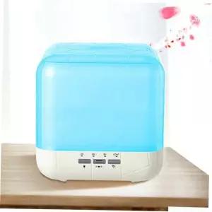 휴대용가습기 대용량 큐브 LED 무드등 초음파가습기