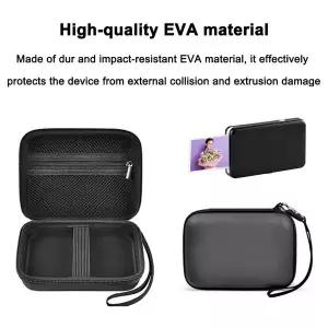 호환  Kodak Mini Shot 2 용 카메라 케이스 인스턴트 카메라 포토 프린터 스트랩이있는 EVA 빈티지 가방