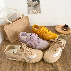 여성신발 봄가을 라텍스 깔창 스니커즈 트레이닝화 보드 운동화 심쿵해외구매