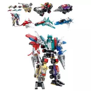 트랜스폼 6종 합체 로봇 블럭 조립 1세트