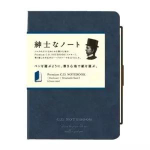 APICA/아피카 CD노트 하드커버 A6 네이비 CDS201Y 라인 6.5mm/96매 (1개)