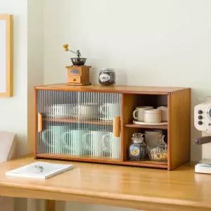 원목 수납장 미니 선반 식기세척기장 진열장 다기능