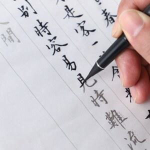 수묵 만년필식 붓글씨 전용 사이언스펜 중해서자 잉크 전편 잉크를 필사