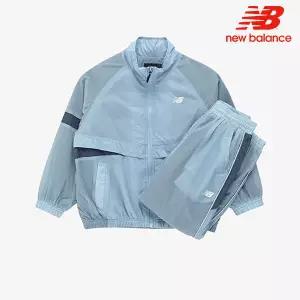 [뉴발란스]뉴발란스 키즈 스몰 배색 우븐셋업 NK9YF1313U-51 티셔츠 S 스포츠