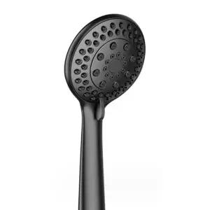 5단계 무광블랙 샤워기교체 수압조절 아기샤워