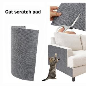 고양이 스크래치 매트 트리밍 가능한 자체 접착 카펫 매트 패드 안티 고양이 애완 동물 Scratcher 가구 소