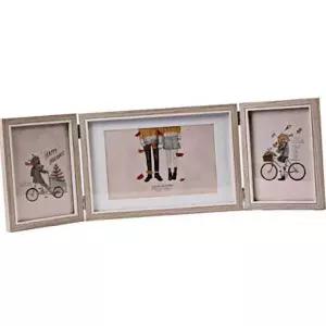 [셀러에이드]접이식 액자 액자프레임 3구액자 아기사진액자 액자틀