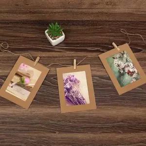 [셀러에이드]종이액자 사진소품 사진꾸미기 웨딩액자 사진집게