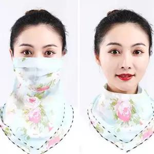 산책마스크 한강 나들이 여성 스카프 민트