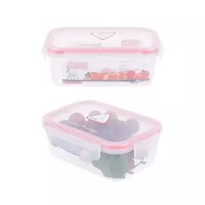 국산 직사각 냉장고 정리 밀폐 용기 반찬 통 500ml