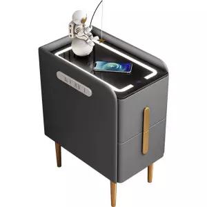 LED 협탁 사이드 스마트 조명 원목 침대협탁 침실