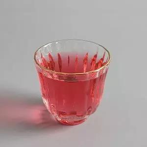 골드테두리 스트라이프 유리찻잔 다기잔 55ml(79012A)