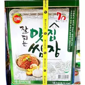진미식품 쌈장 14K 업소용 쌈장소스 대용량