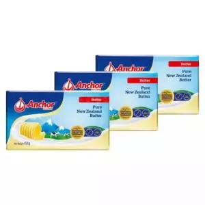 앵커 무염 버터 454g x 3개입 / 천연 무가염 / 베이킹 재료 [아이스박스 포장]