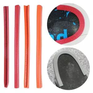 패션 롱보드 댄스 고무 및 스틸 스케이트보드 보호대 U 채널 디자인 충돌 방지 스트립 데크 가드