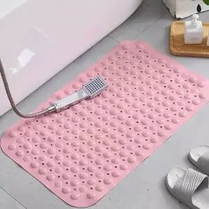 [셀러에이드]핑크 미끄럼방지욕실매트 목욕탕발판 욕조흡착매트