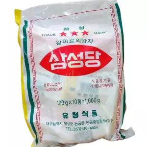 삼성당 뉴슈가 설탕 100g 100개 업소용 포션 대용량