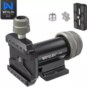 Weyllan PH3 짐벌 헤드 삼각대 마운트 라이트 휴대용 긴 망원 렌즈 모노 포드 금속 짐벌 헤드 로드 10KG 모