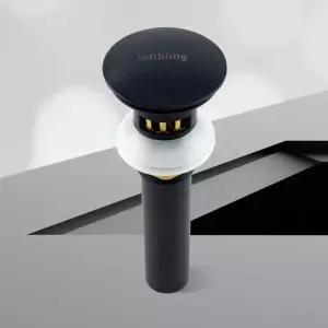 세면대 폽업 블랙 세면대 자동블랙 오버 폽업 AJBATH