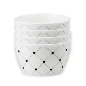 체크하트공기세트(4P)