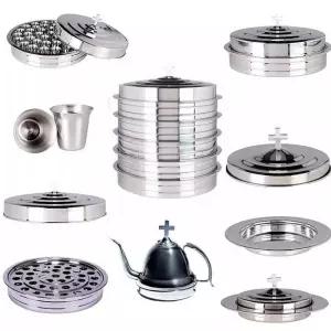 스테인레스 성찬기 용품기구 잔 그릇 컵 성찬 세례