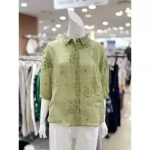 소고 세이브존01 여름 자수 린넨 블라우스 AL2BA57_A