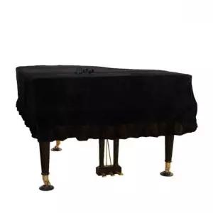 그랜드 피아노 덮개 커버 건반덮개 천 보관 벨벳