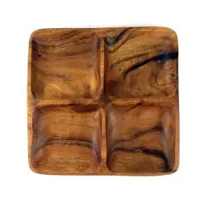 디저트접시 브런치접시 마른안주접시 정사각 4절 대