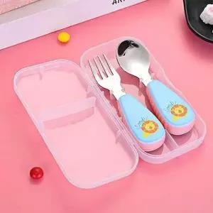 [알티피아]아기숟가락 포크 세트 스텐 유아 식기 수저