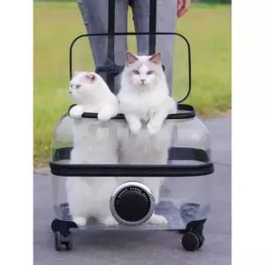 켄넬 강아지캐리어 가방 반려견 상품 트롤리 애완 동물 k35 투명이동장113157