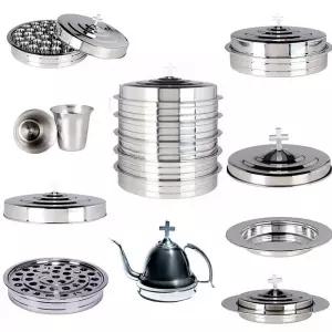 스텐 성찬식 성례용품 식기 스테인리스 잔 기독교