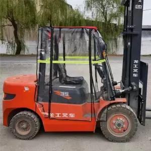 지게차 캐노피 투명 캐노피천막 투명벽면 비닐천막