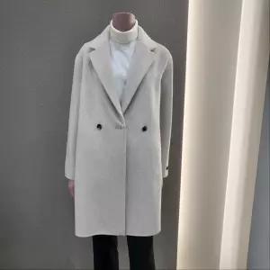 꼼빠니아하프기장 세미루즈핏 코트 CAEW1WCH400_IC