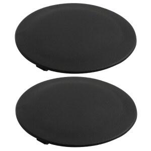 Vkinman 2Pcs 68495076AA 리어 범퍼 스텝 패드 견인 볼 플러그 트레일러 히치 커버, 닷지 램 1500-3500 2003-2020 교체, 55077311AB 교체