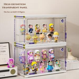 수집용 피규어, 블라인드 박스 액션 피규어 장난감을 위한 투명 아크릴 데스크탑 정리함