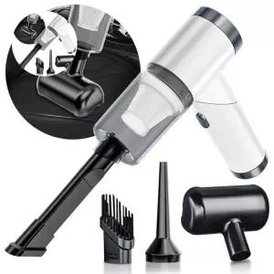 무선 청소기 화이트 차량용 에어건 공기주입 튜브