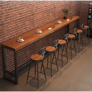 키높은 홈바 테이블 모던 식탁 우드 높은테이블 원목