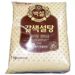 백설 황설탕 1kg 16개 업소용 대용량 제과 음료 조리재료