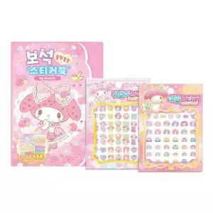 [크래프트빌]산리오캐릭터즈 마이멜로디 3종 세트 (네일+귀걸이스티커+보석스티커북)
