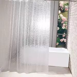 180cm 샤워커튼 화장실커튼 투명커튼 방수샤워커튼