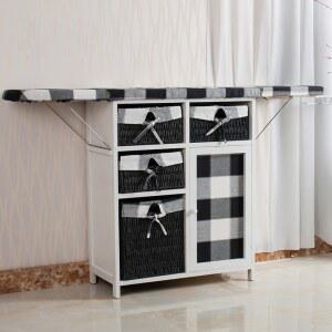 접이식 대형 다리미판 받침대 스탠딩 입식 선반 다리미대 세탁소 다림질 스탠드