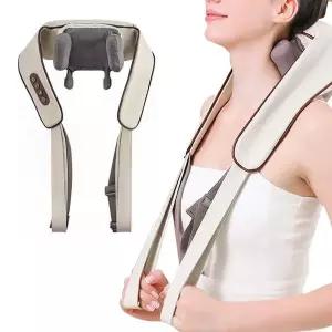 [콩심팥심]샤인스타400 무선 목 어깨 안마기 충전식 마사지기