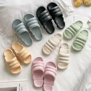 [콩심팥심]마카롱구름 무소음 거실 욕실 슬리퍼