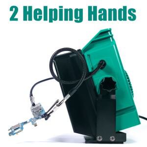 YIHUA 948DQ-I 200W 납땜 연기 추출기 필터 스테이션2개의 도움 손