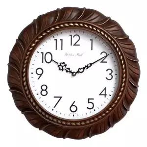 [골드스마일]GPM7065 무소음 민들레 벽시계 브라운빈티지 제조한국